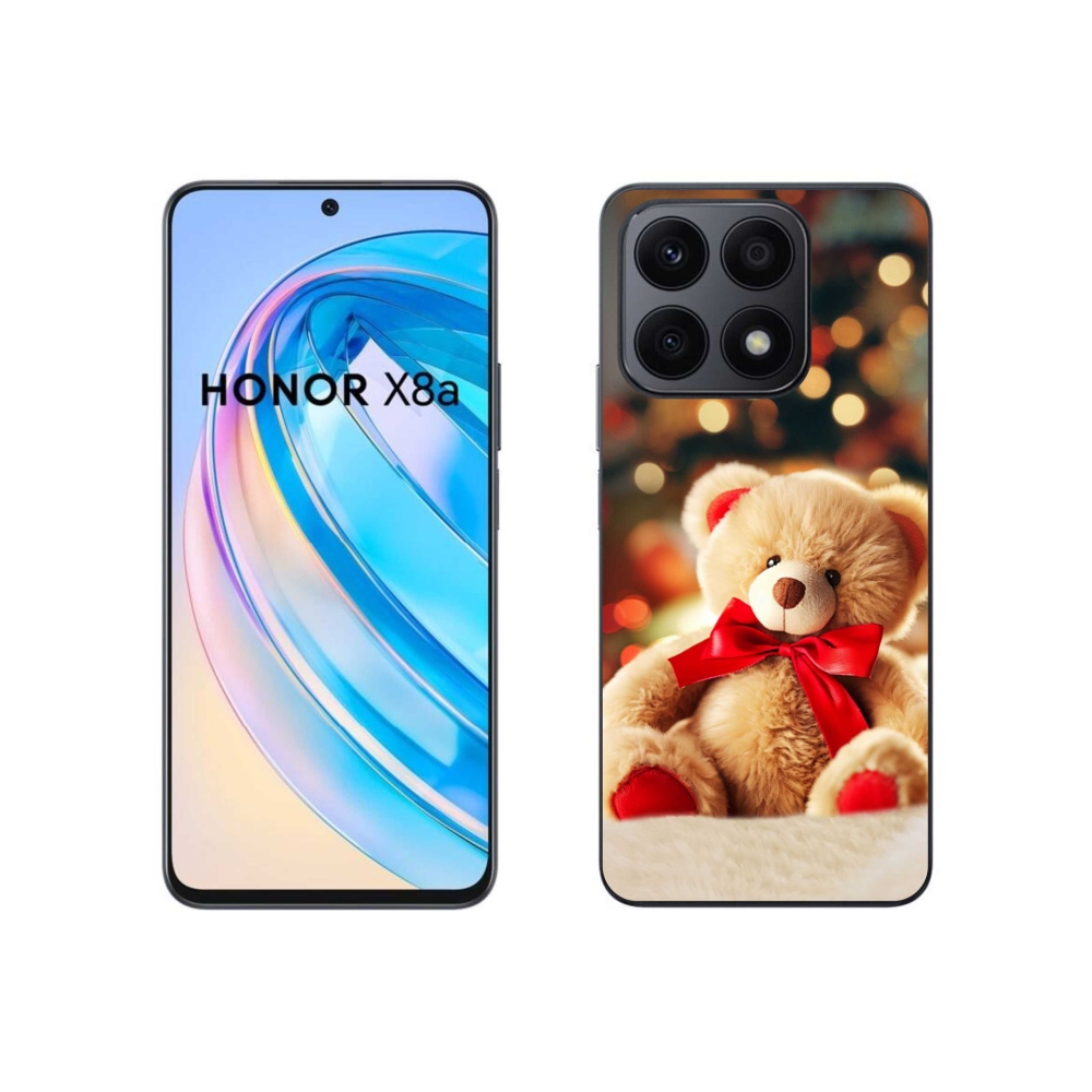 Gelový kryt mmCase na Honor X8a - plyšový medvídek