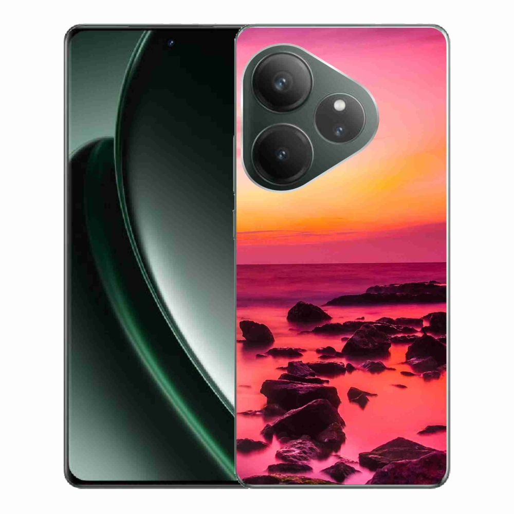Gelový kryt mmCase na Realme GT 6 5G/GT 6T 5G - moře a záře