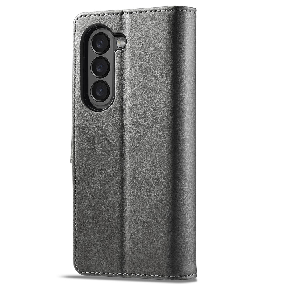 Imeeke knížkové pouzdro na Samsung Galaxy Z Fold5 5G - šedé