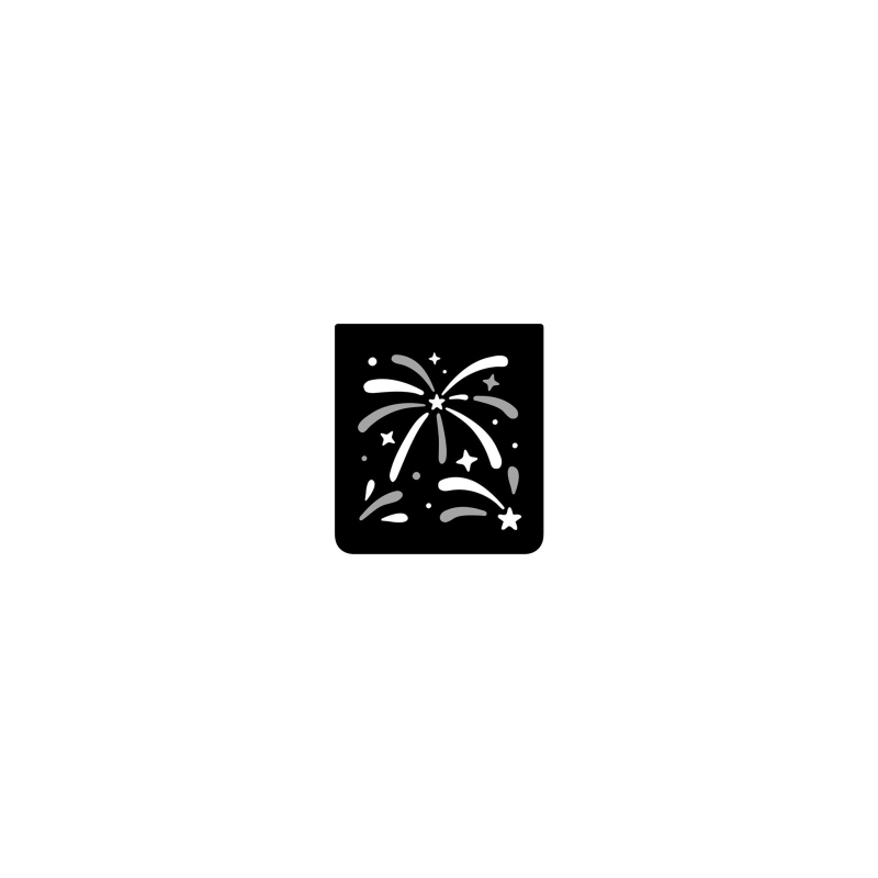 GP-FFF776CUB Samsung FlipSuit Fireworks Kryt pro Galaxy Z Flip 8