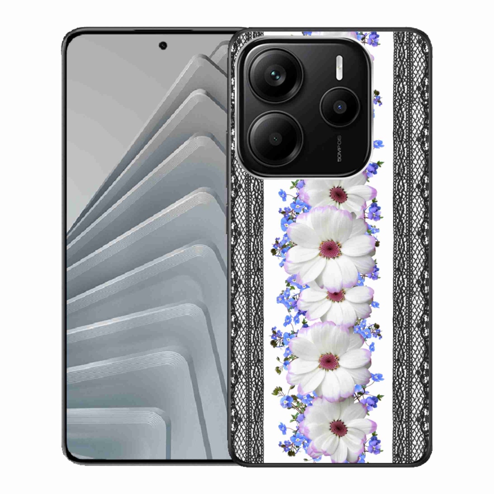 Gelový kryt mmCase na Xiaomi Redmi Note 14 5G - květiny 8