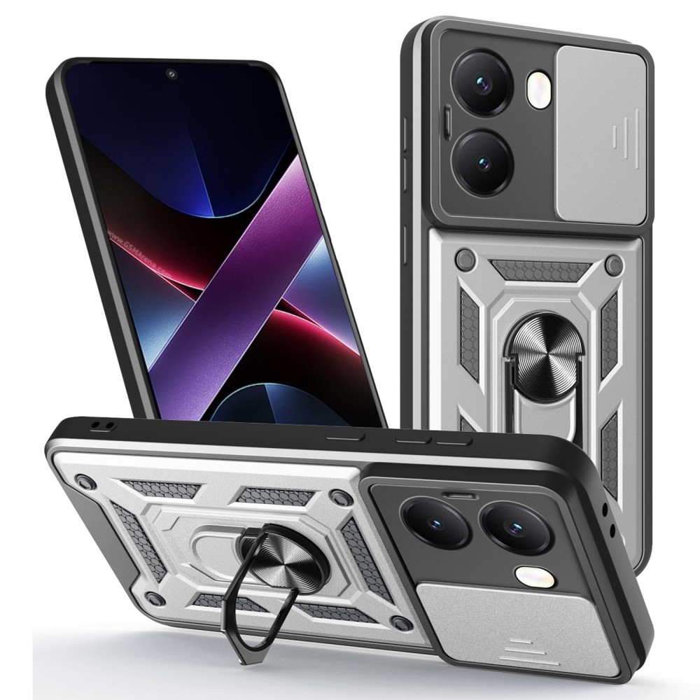 Slide odolný kryt na Xiaomi Poco X7 Pro 5G - stříbrný