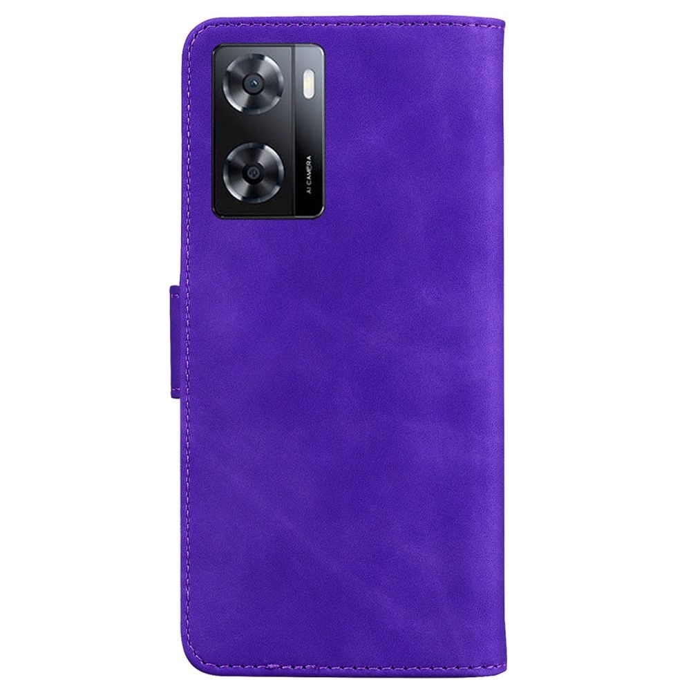 Wallet knížkové pouzdro na Realme Narzo 50 - fialové