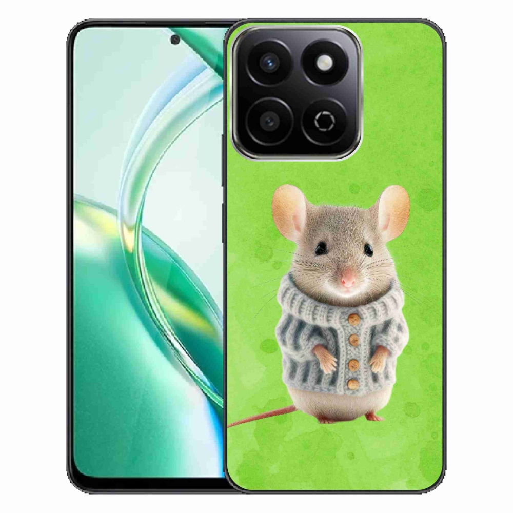 Gelový kryt mmCase na Honor 200 Smart 5G - myška ve svetru