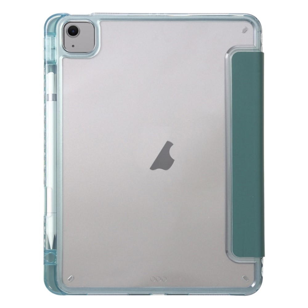 Fold zavírací pouzdro na iPad Air 11 (2024) - černozelené