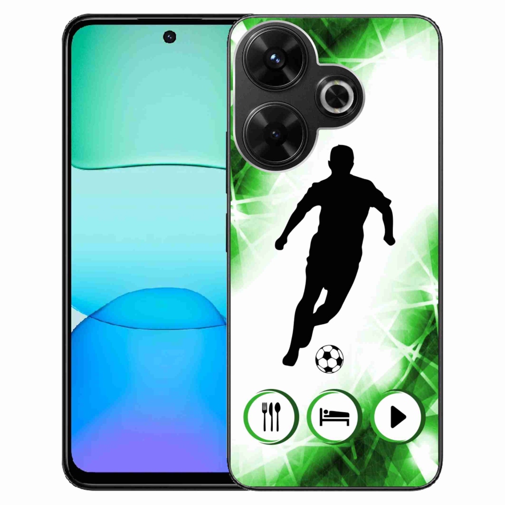Gelový kryt mmCase na Xiaomi Redmi 13 4G/Poco M6 4G - fotbalista