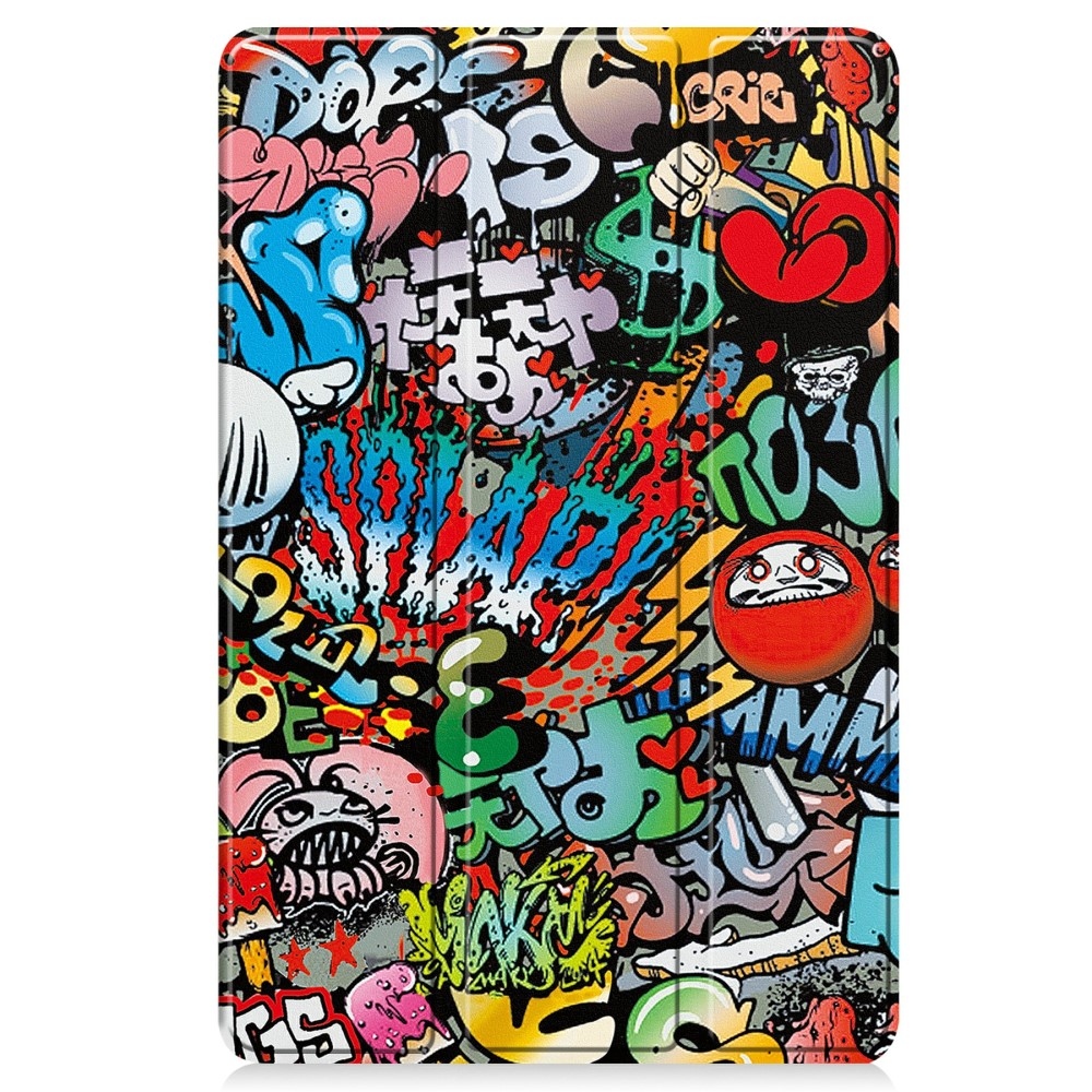 Print chytré zavírací pouzdro na Lenovo Tab M11/Tab K11 - graffiti