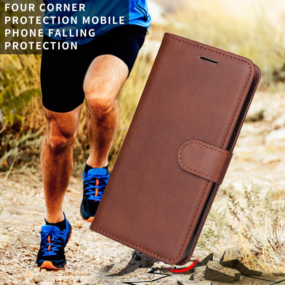 Wallet knížkové pouzdro na Xiaomi Redmi A5 (173.45x79.35x8.45mm) - hnědé