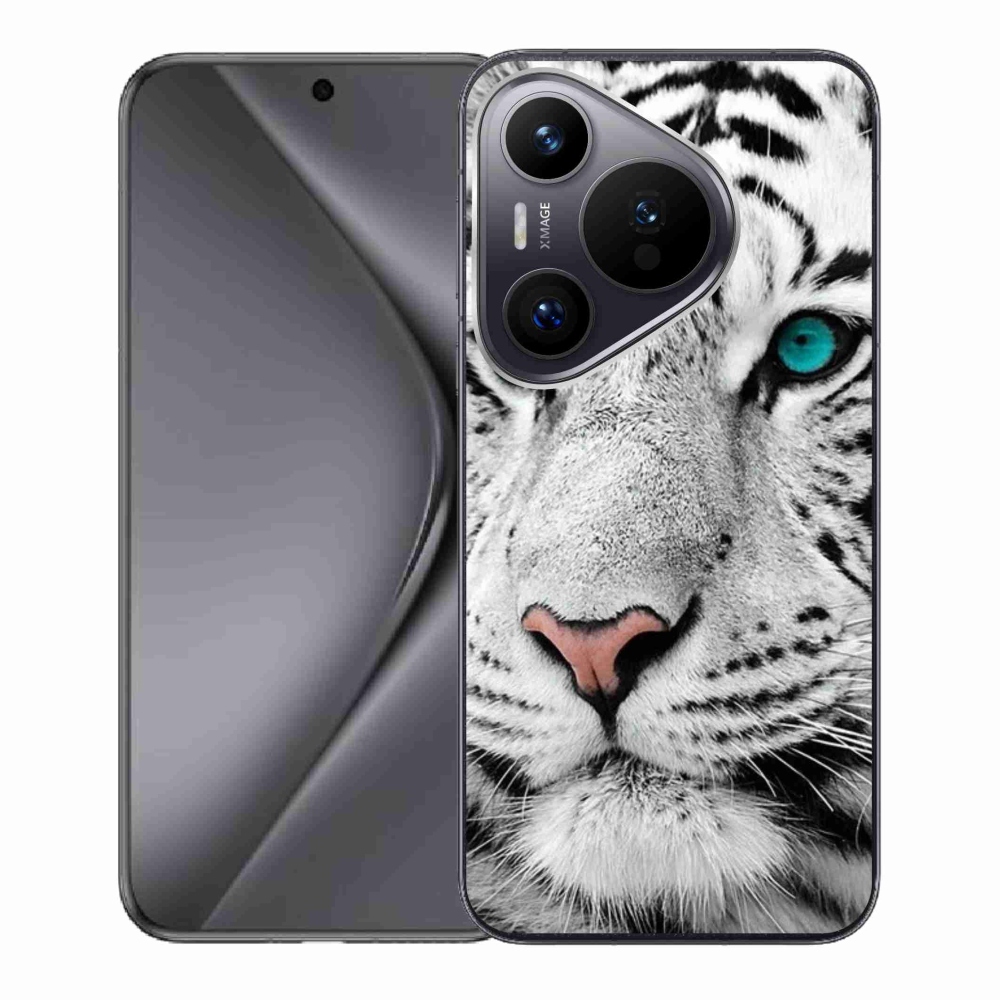 Gelový kryt mmCase na Huawei Pura 70 - bílý tygr