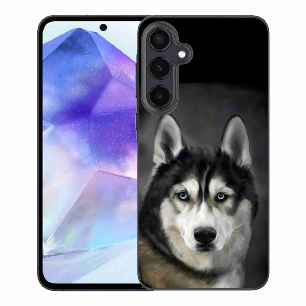 Gelový obal mmCase na Samsung Galaxy A55 5G - husky
