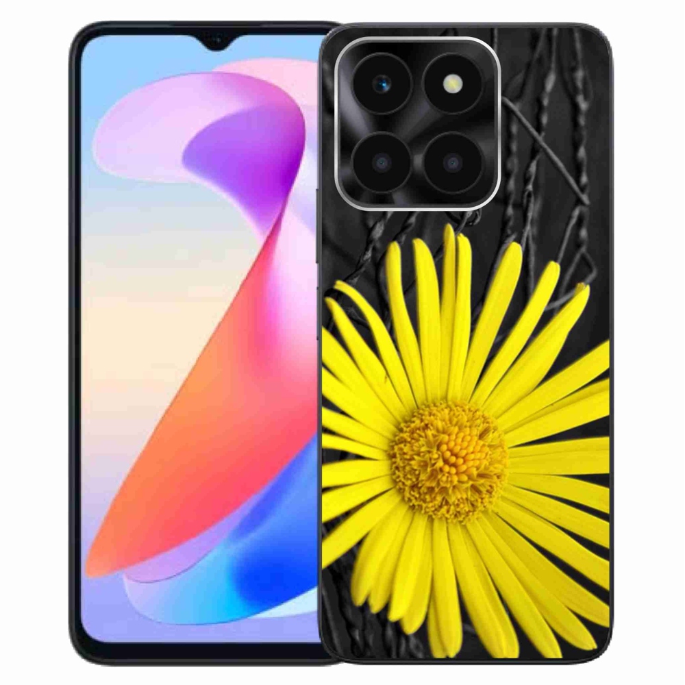 Gelový kryt mmCase na Honor X6a - žlutá květina