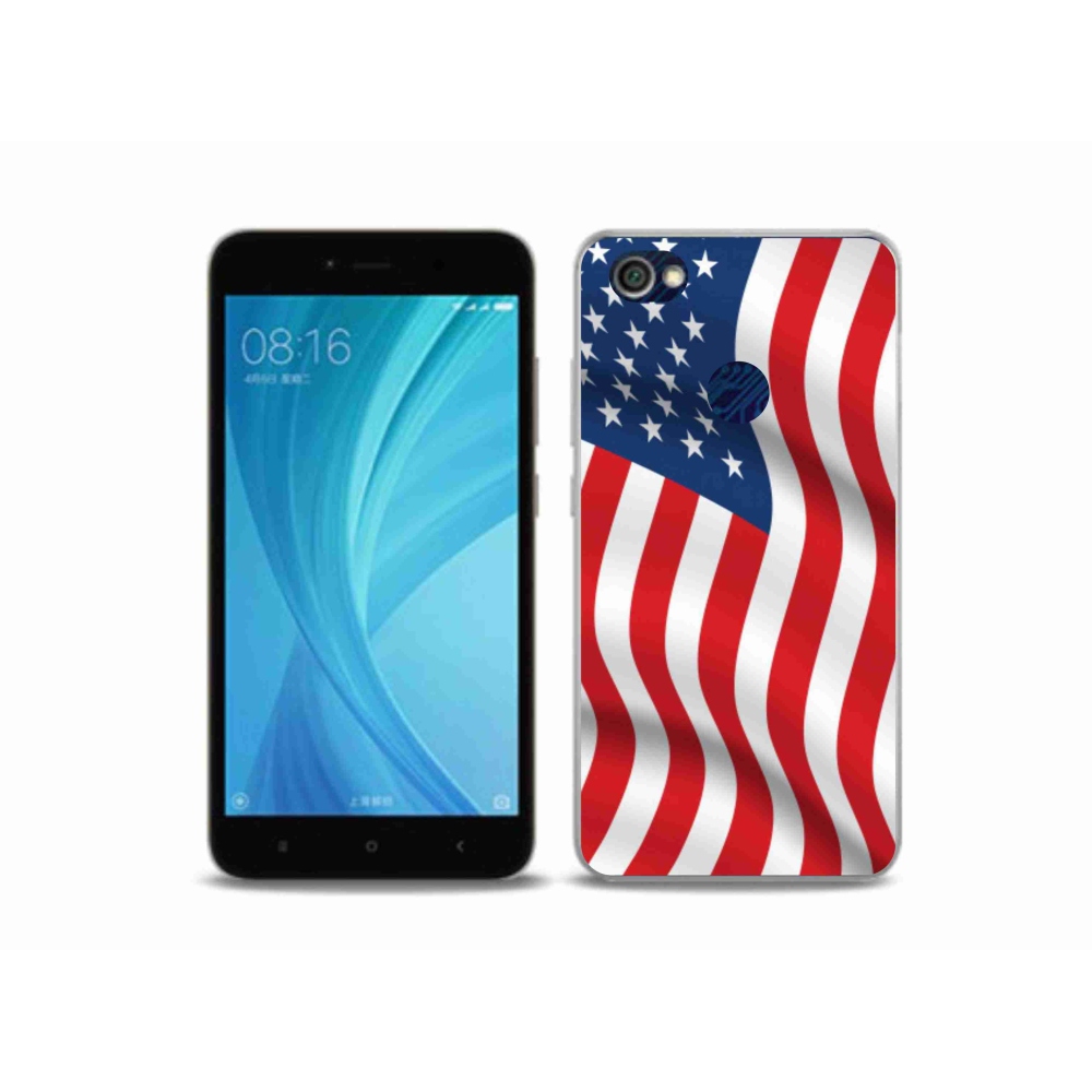 Gelový kryt mmCase na mobil Xiaomi Redmi Note 5A Prime - USA vlajka