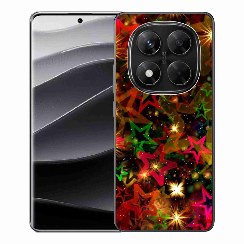 Gelový kryt mmCase na Xiaomi Redmi Note 14 Pro 5G/Poco X7 5G - barevné hvězdičky