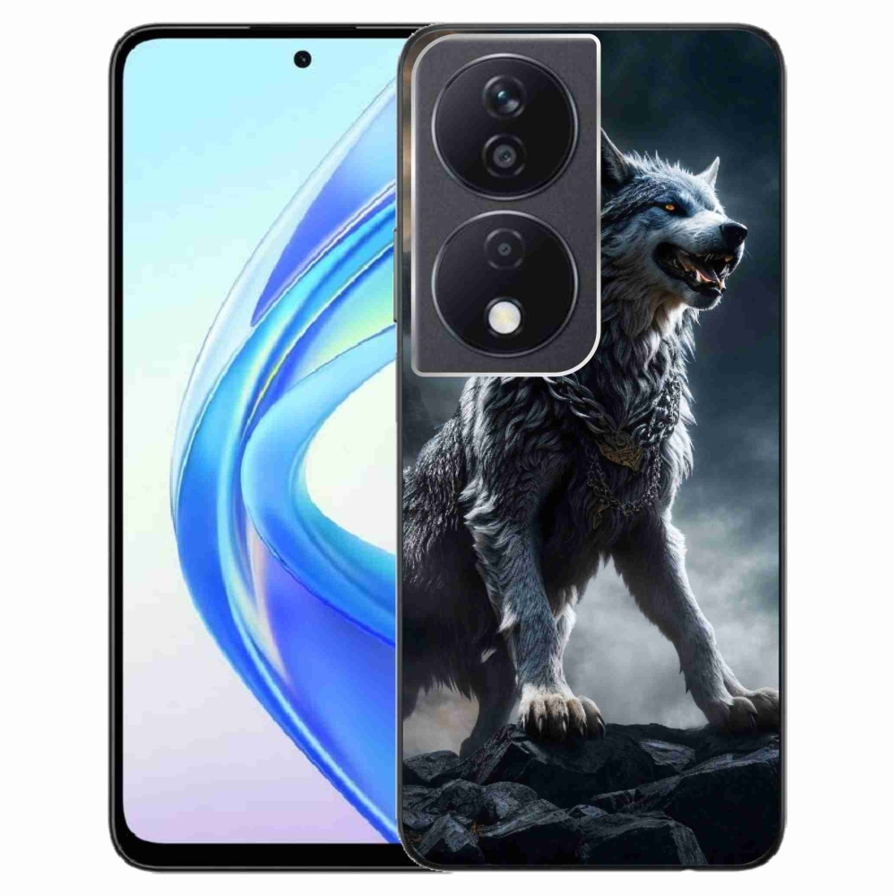 Gelový kryt mmCase na Honor X7b/Honor 90 Smart - vlk 1