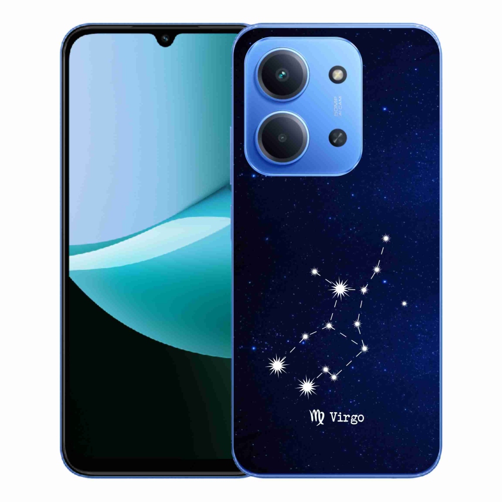 Gelový kryt mmCase na Xiaomi Redmi 15C 4G/5G (173mm) - souhvězdí Panny