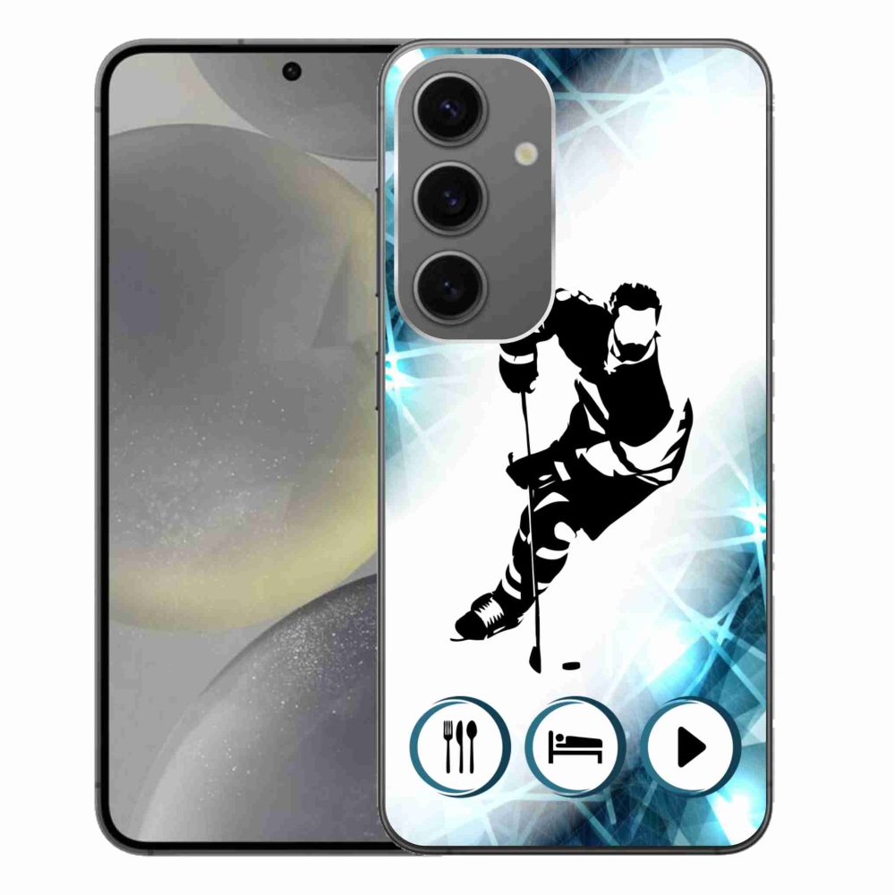 Gelový kryt mmCase na Samsung Galaxy S24+ - hokej 1