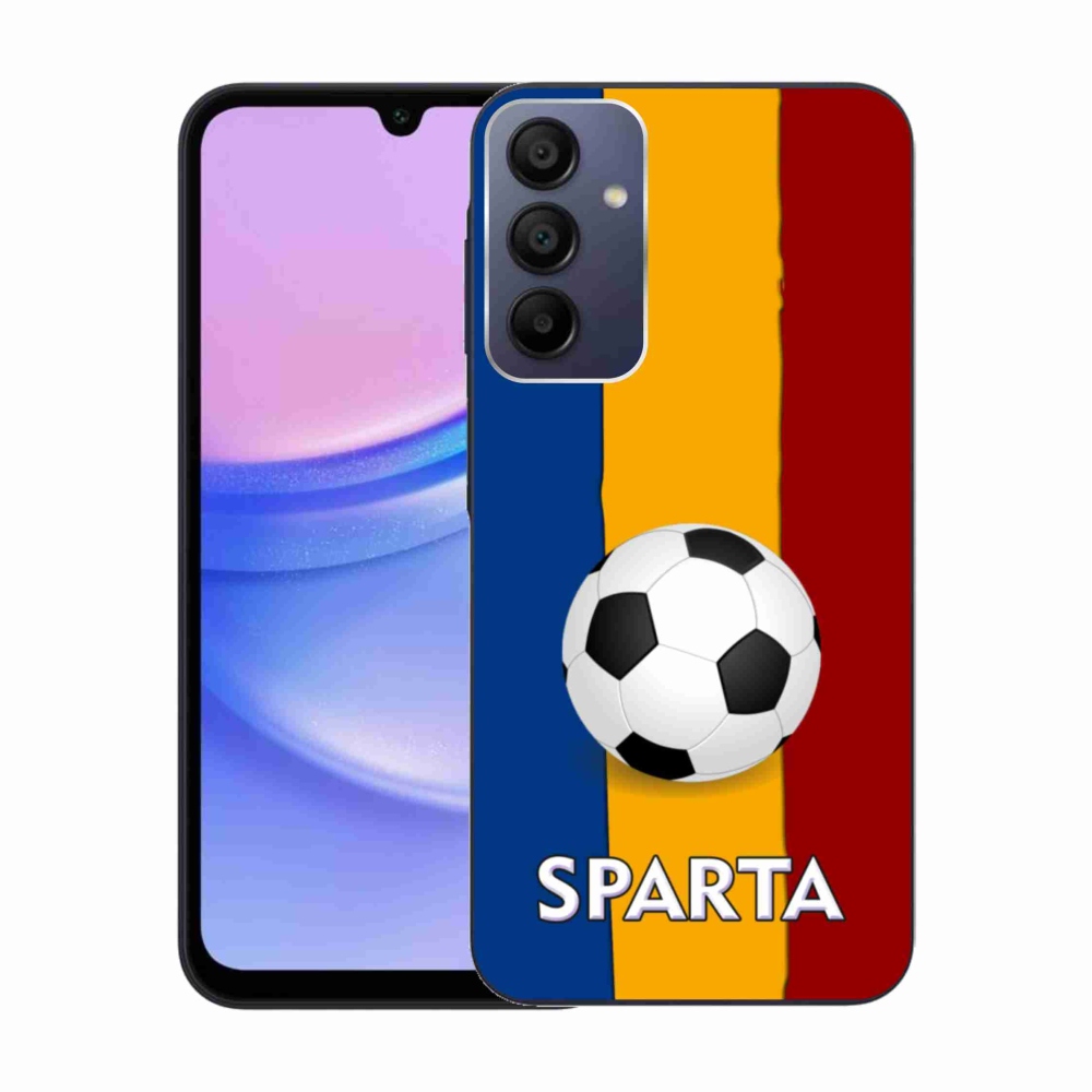 Gelový kryt mmCase na Samsung Galaxy A15 4G/5G - fotbal 1