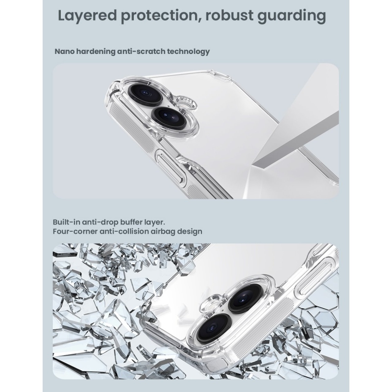 Nillkin Nature TPU PRO Kryt pro Apple iPhone 17 Transparent