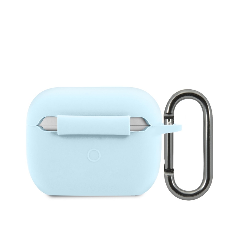 Lacoste Liquid Silicone Glossy Printing Logo Pouzdro pro AirPods Pro Blue
