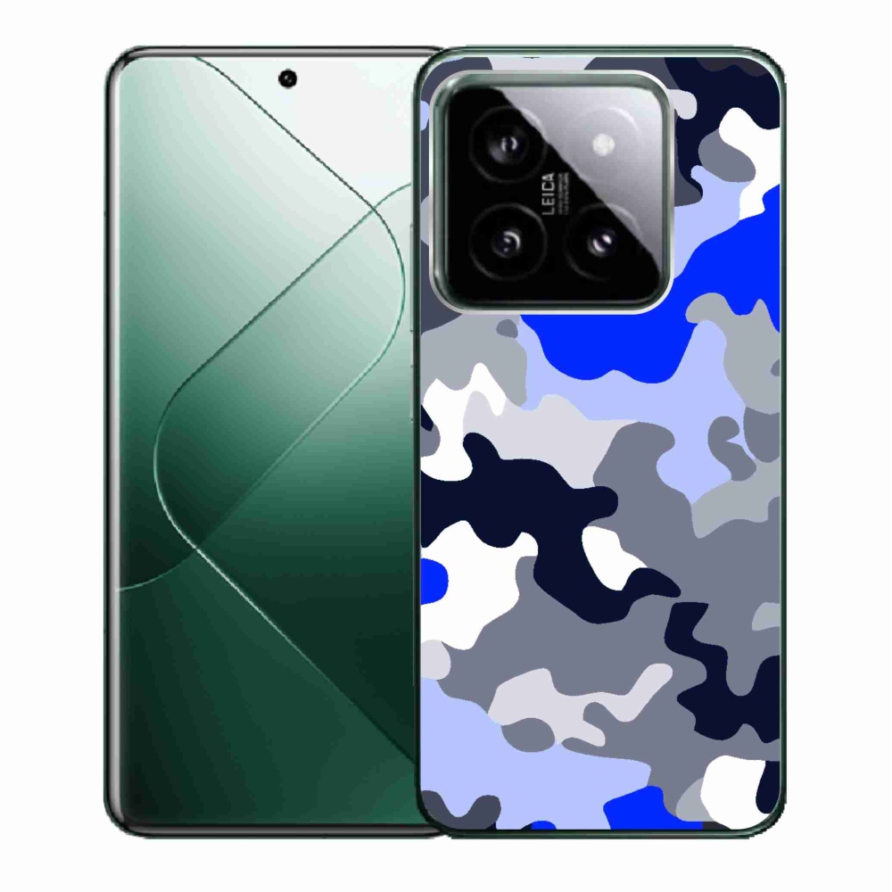 Gelový kryt mmCase na Xiaomi 14 - maskáčový vzor 8