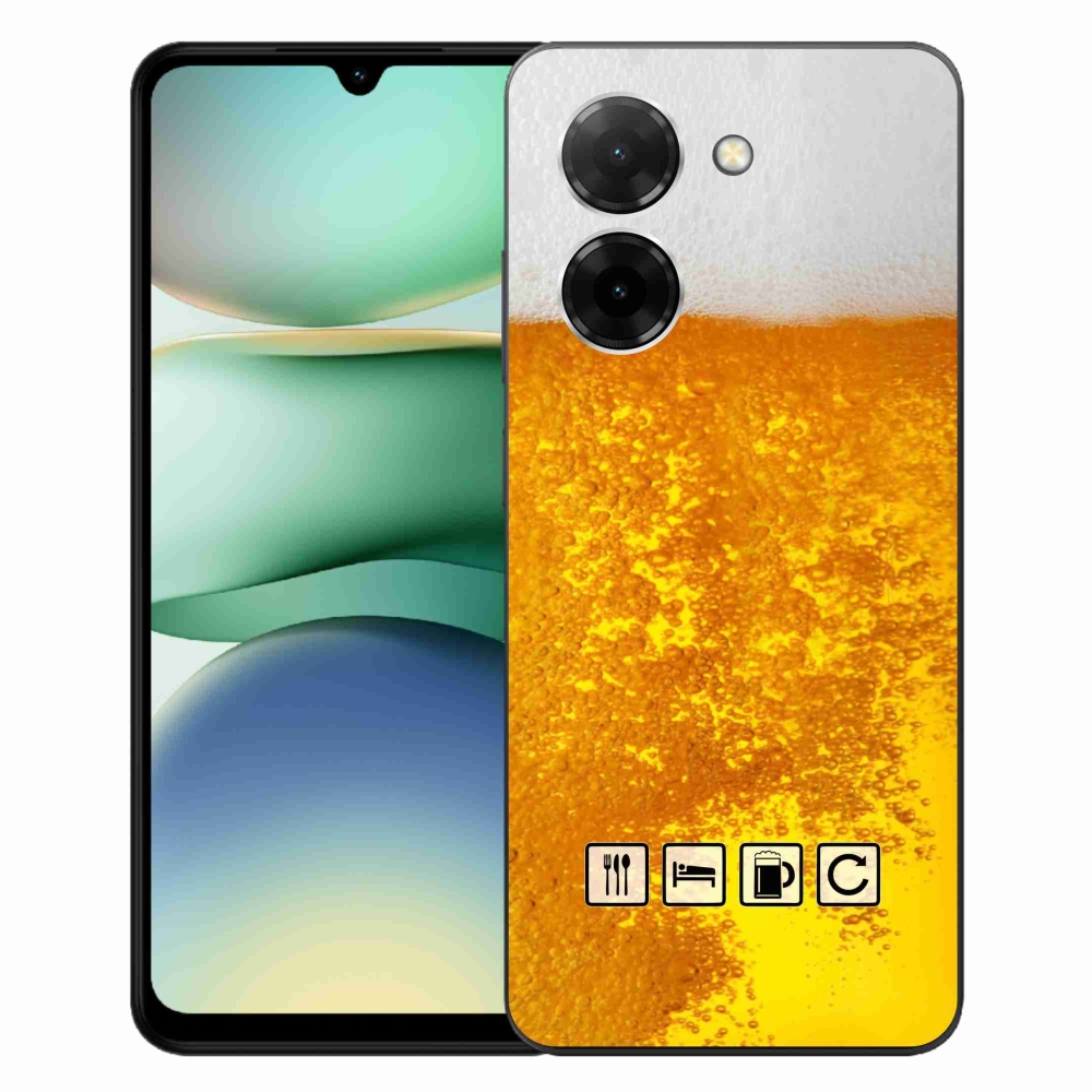 Gelový kryt mmCase na Xiaomi Redmi A5 (171.7x77.8x8.3mm) - pivní motiv 3