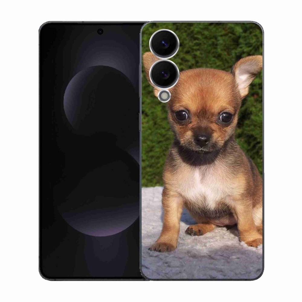 Gelový kryt mmCase na Samsung Galaxy S25 Edge - čivava 3