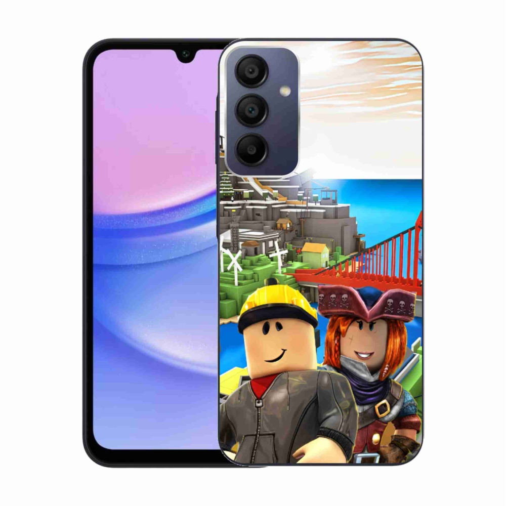 Gelový kryt mmCase na Samsung Galaxy A15 4G/5G - roblox 1