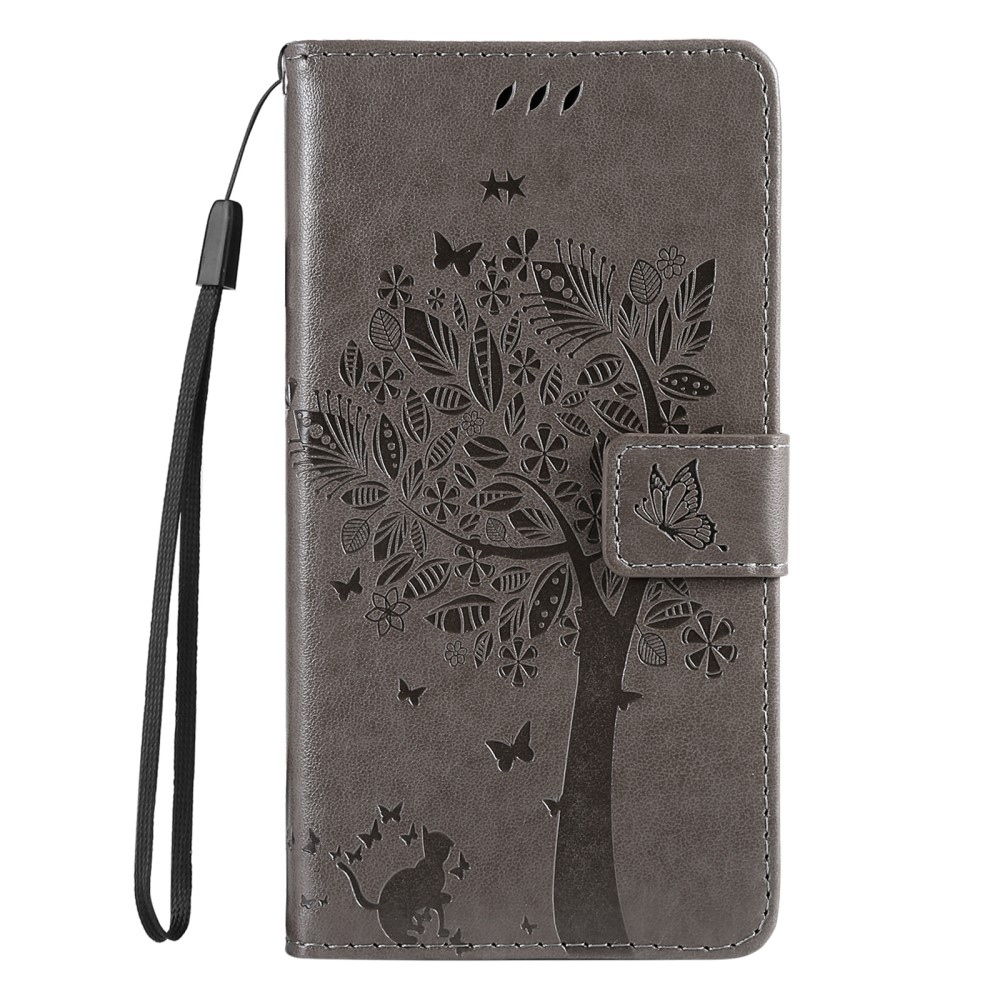 Trees knížkové pouzdro na Xiaomi 14T - šedé
