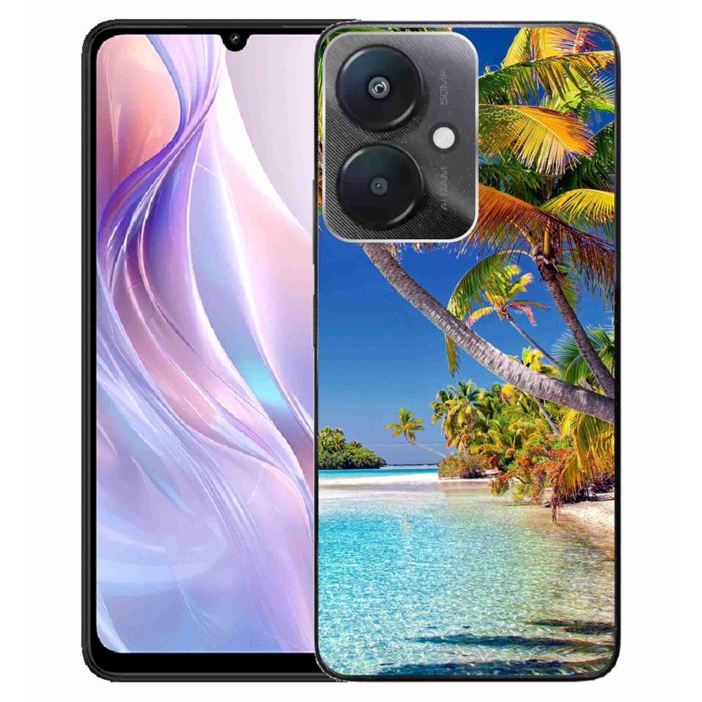 Gelový obal mmCase na Xiaomi Redmi 13C 5G - mořská pláž