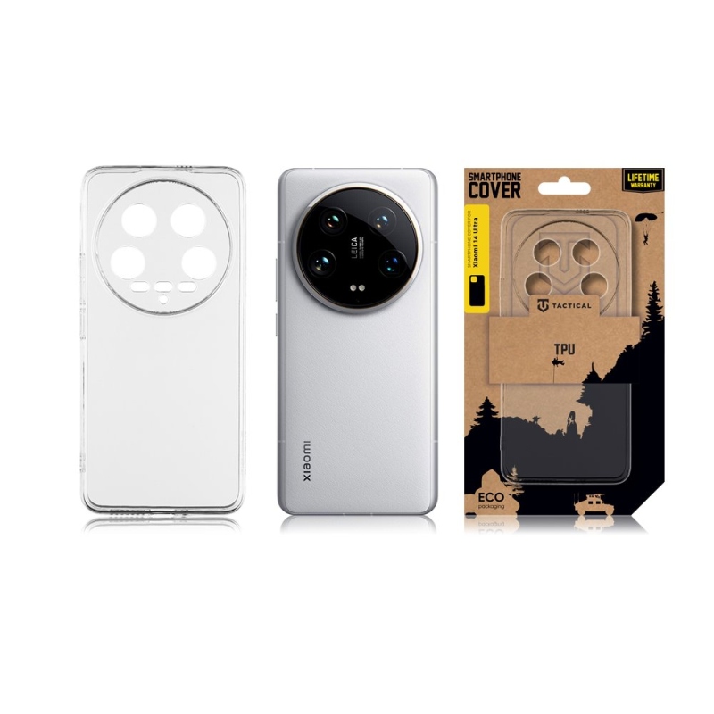 Tactical TPU Kryt pro Xiaomi 14 Ultra Transparent