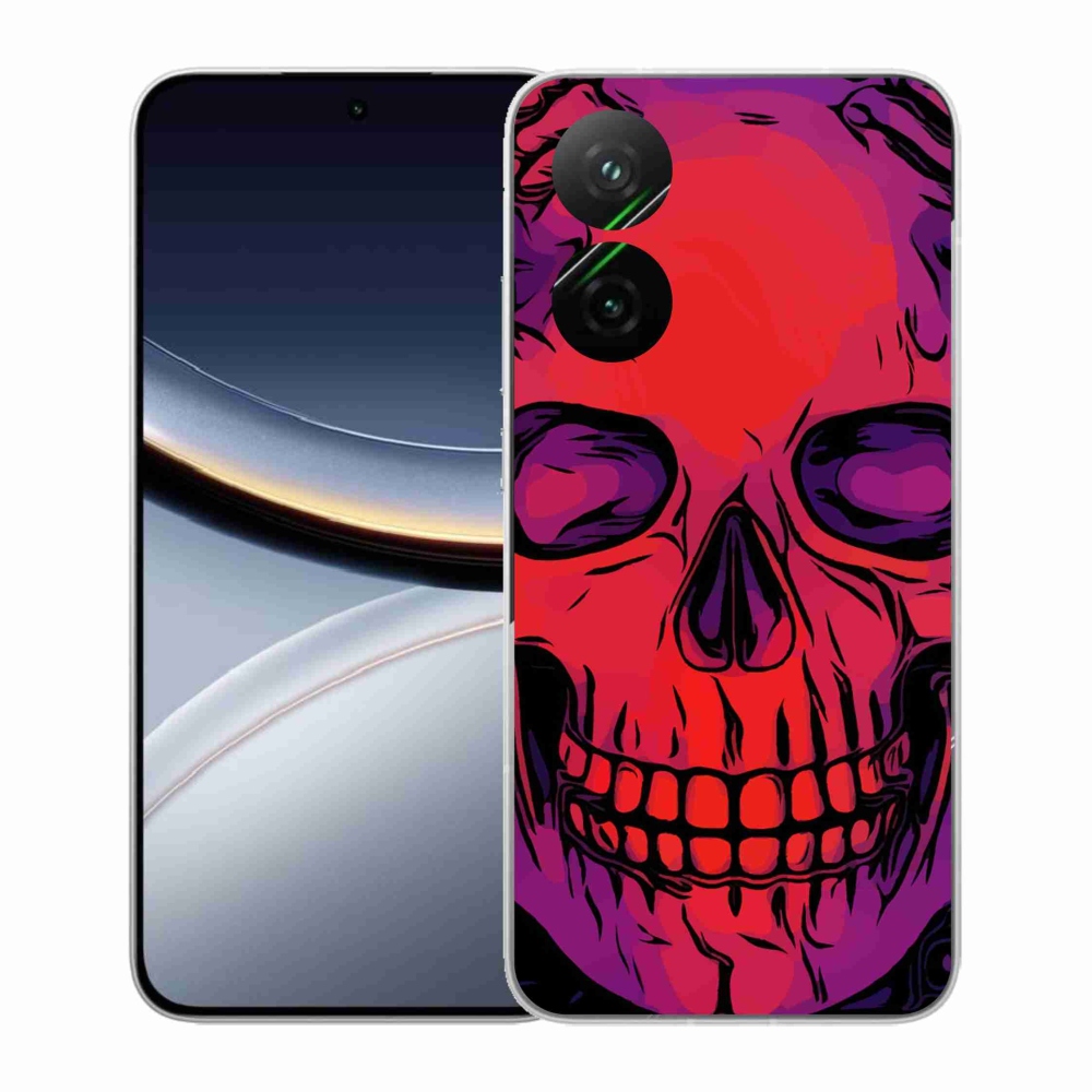 Gelový kryt mmCase na Xiaomi Poco F7 5G - lebka