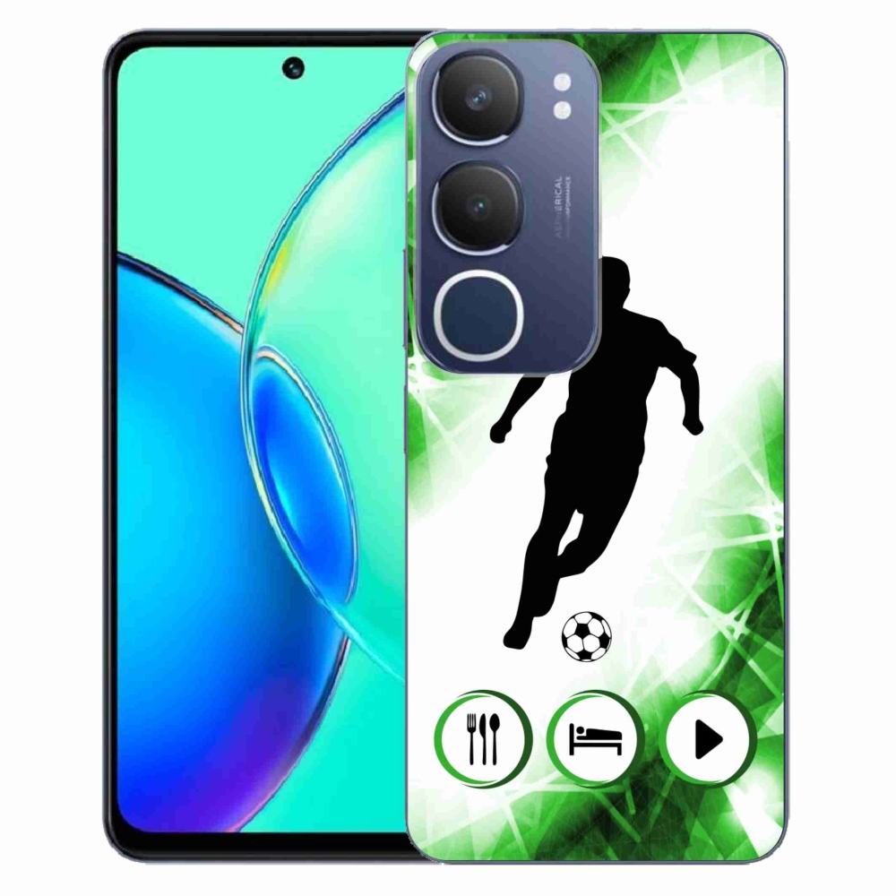 Gelový kryt mmCase na Vivo Y19s - fotbalista