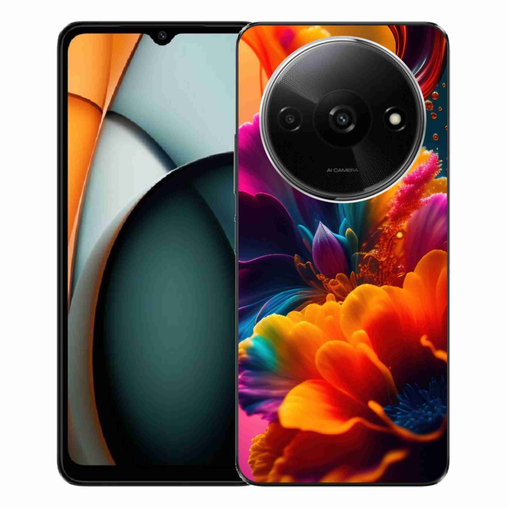 Gelový kryt mmCase na Xiaomi Redmi A3 - abstraktní motiv 2