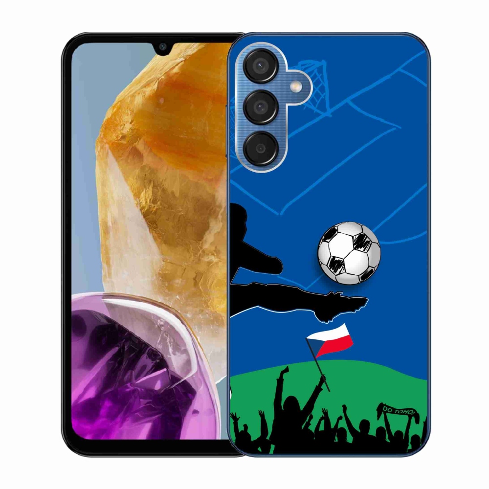 Gelový kryt mmCase na Samsung Galaxy M15 5G - fanoušci fotbalu
