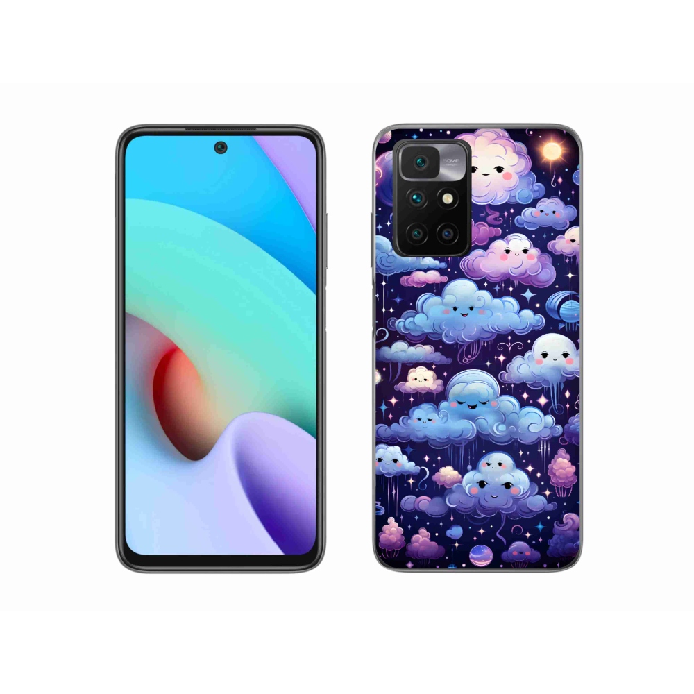 Gelový kryt mmCase na Xiaomi Redmi 10/Redmi 10 (2022) - mráčky