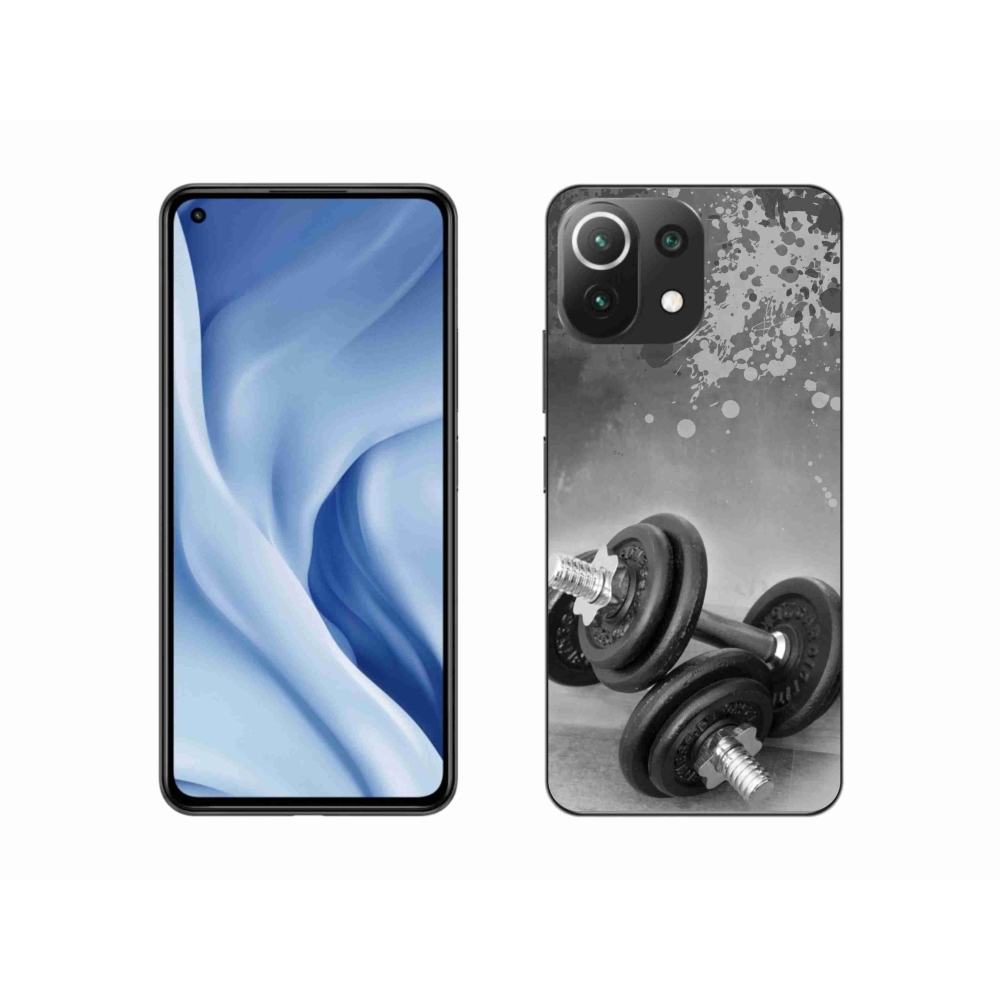 Gelový kryt mmCase na Xiaomi 11 Lite 5G NE - činky 1