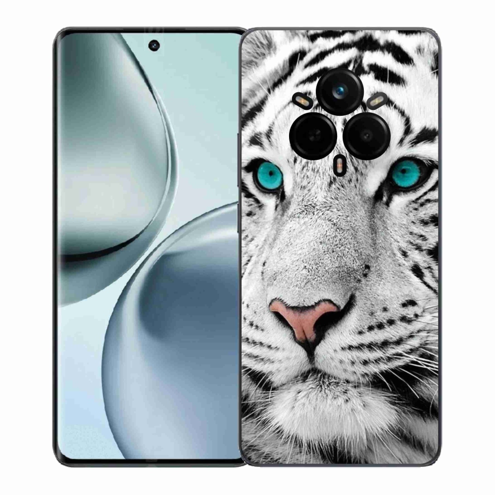 Gelový kryt mmCase na Realme 14 Pro 5G - bílý tygr