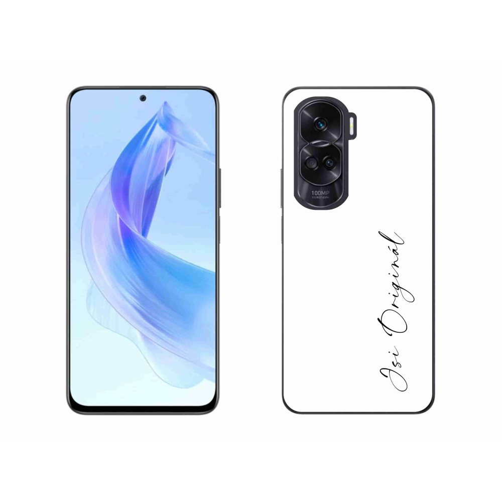 Gelový kryt mmCase na Honor 90 Lite - jsi originál bílé pozadí