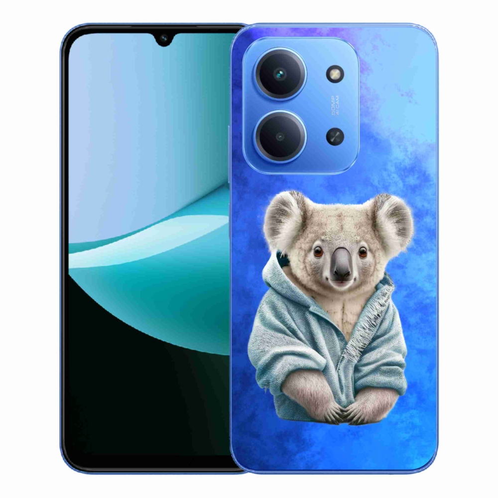 Gelový kryt mmCase na Xiaomi Redmi 15C 4G/5G (173mm) - koala ve svetru