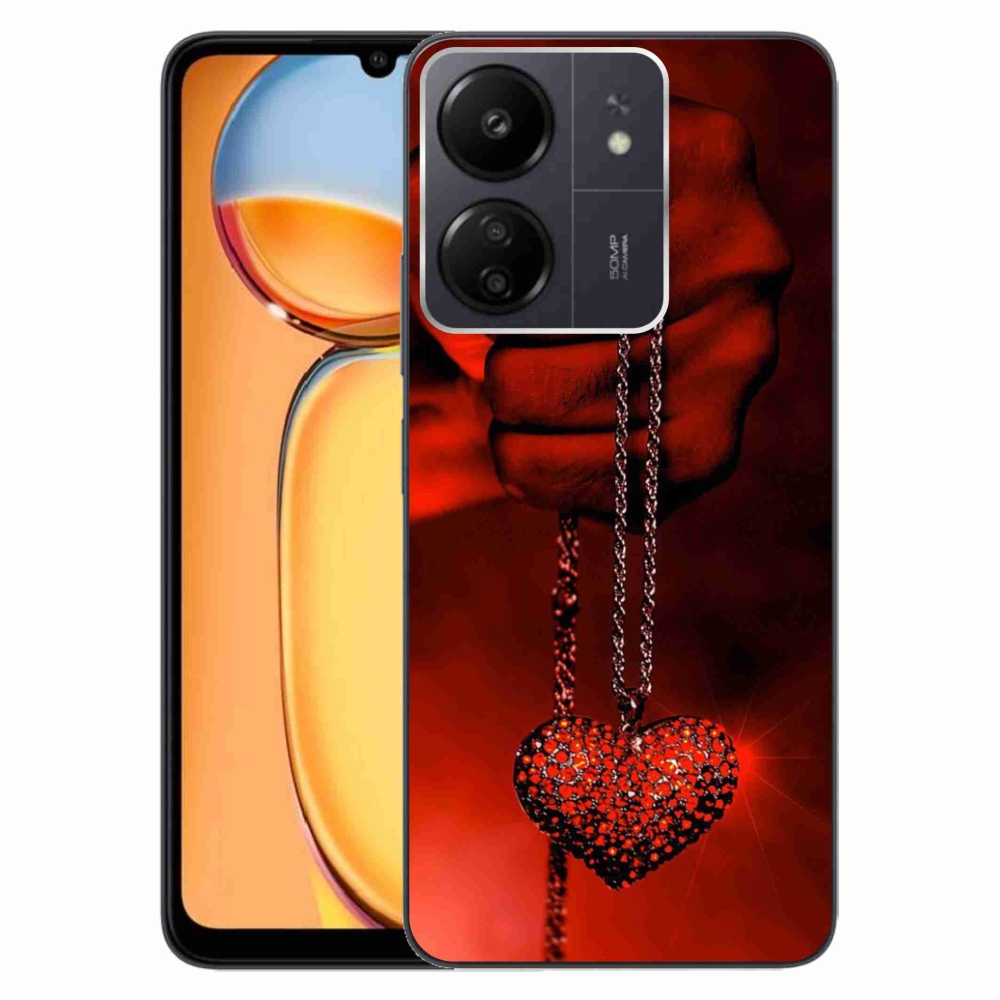 Gelový kryt mmCase na Xiaomi Poco C65/Redmi 13C - náhrdelník