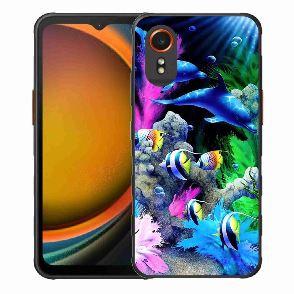 Gelový obal mmCase na Samsung Galaxy Xcover 7 - mořský svět