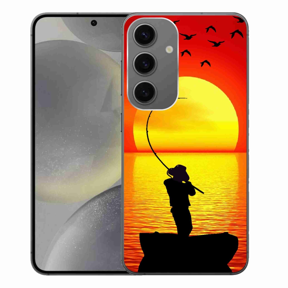 Gelový kryt mmCase na Samsung Galaxy S24+ - rybaření