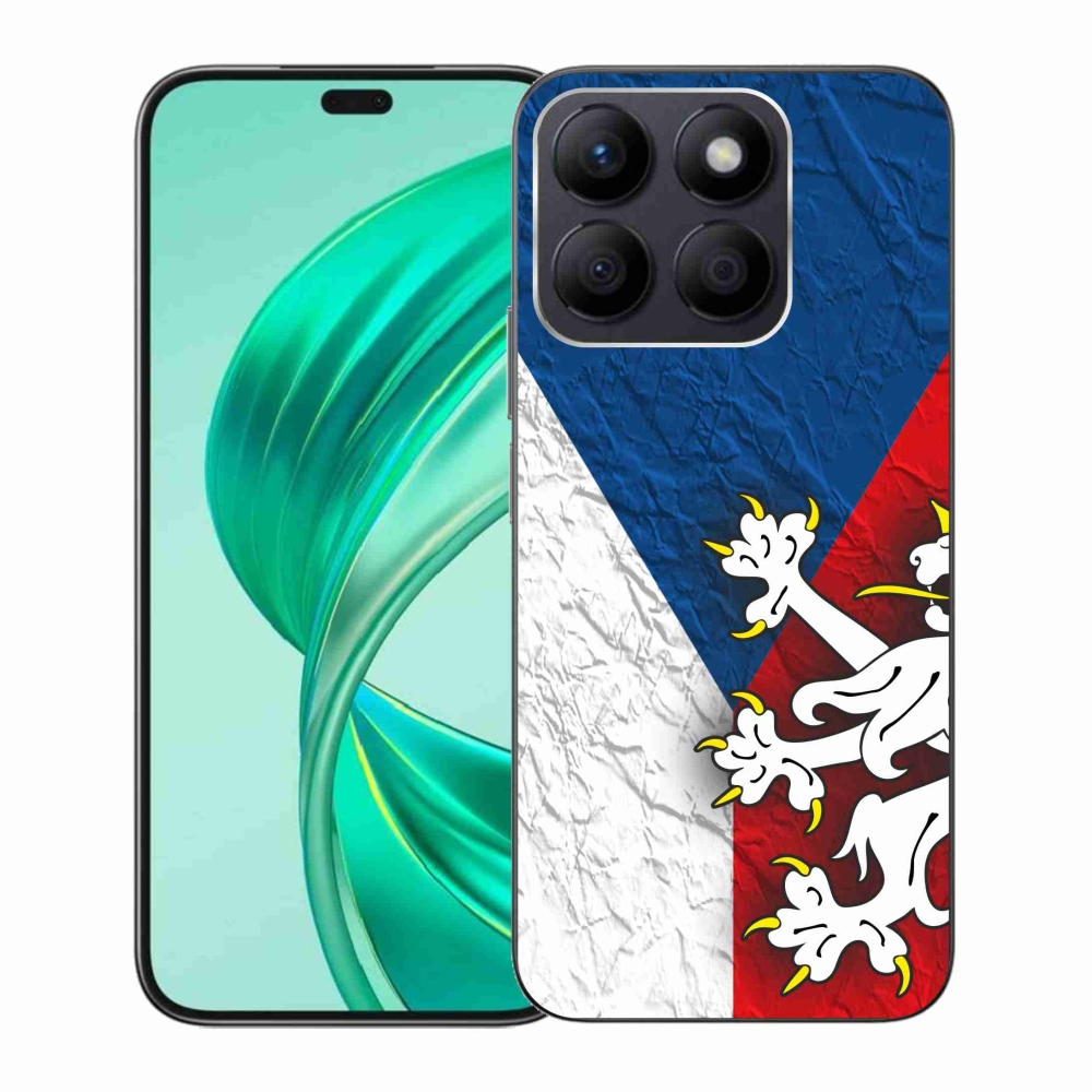 Gelový kryt mmCase na Honor X8b - česká vlajka 1