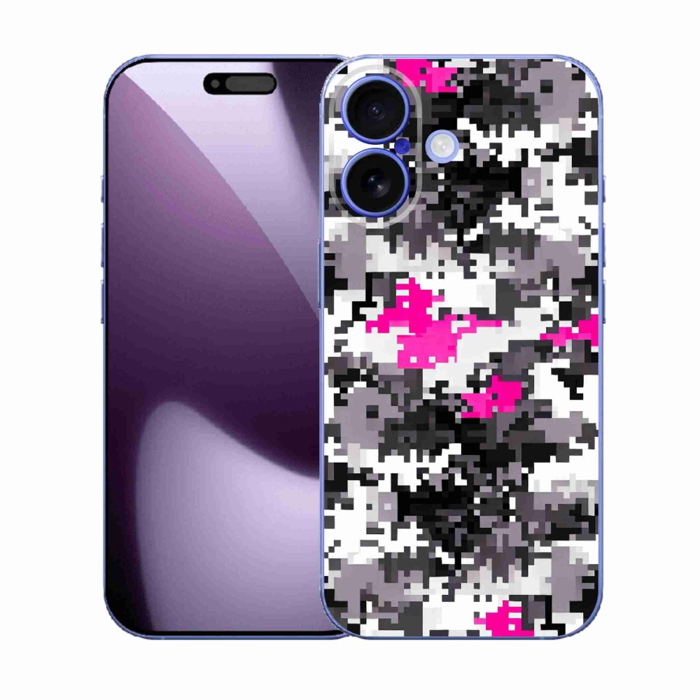 Gelový kryt mmCase na iPhone 17 - maskáčový vzor 4