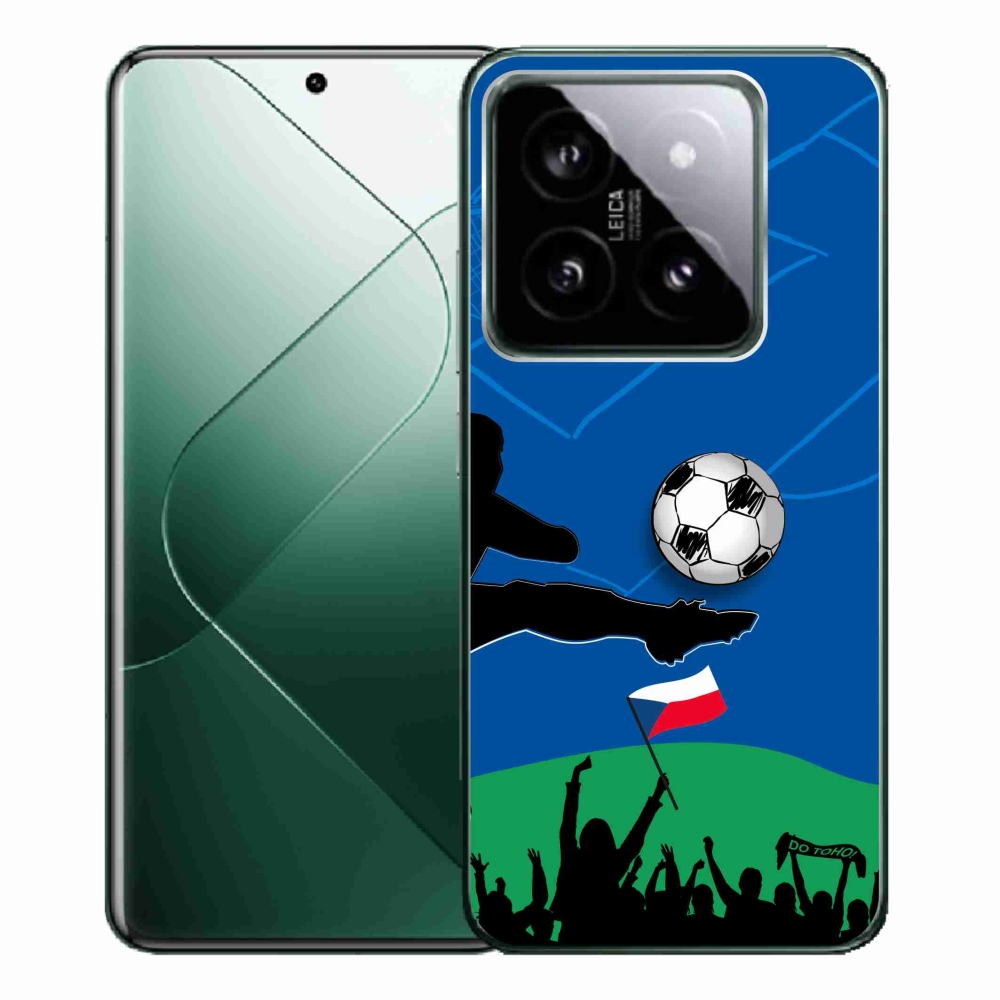 Gelový kryt mmCase na Xiaomi 14 Pro - fanoušci fotbalu