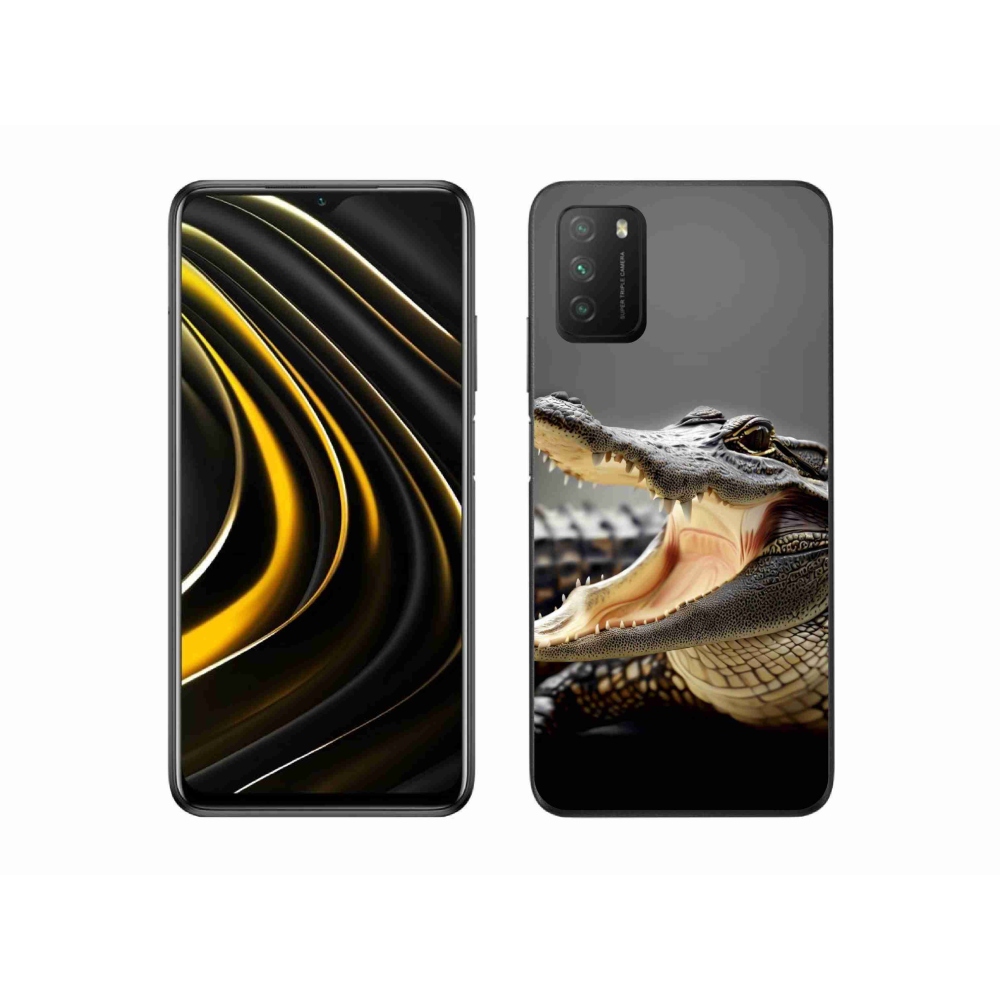 Gelový kryt mmCase na Xiaomi Poco M3 - krokodýl