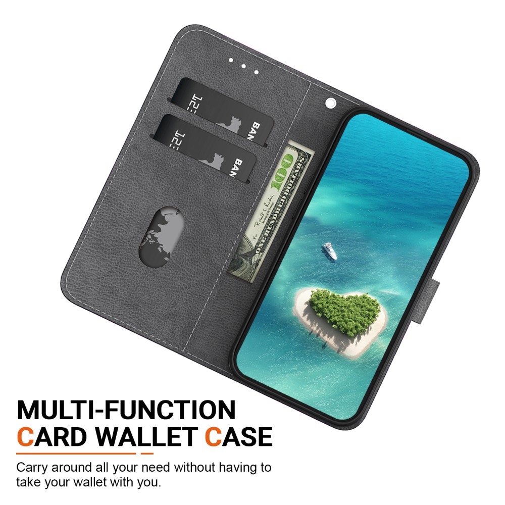 Printern knížkové pouzdro na Xiaomi Redmi Note 14 5G - modrý motýl