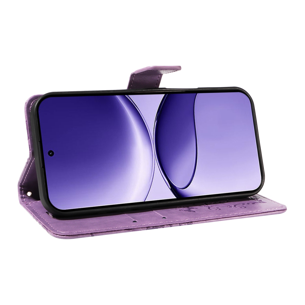 Big Butterfly knížkové pouzdro na Xiaomi Poco F7 5G - fialové