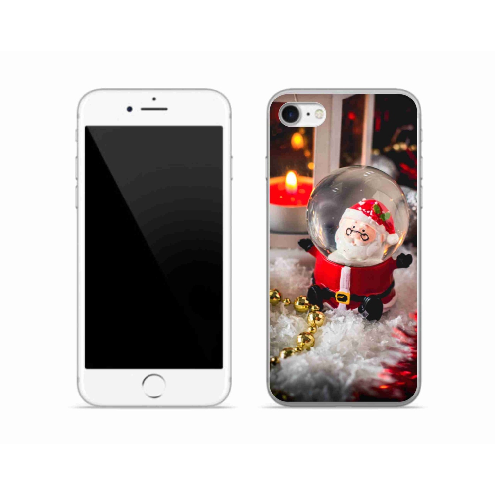 Gelový kryt mmCase na iPhone SE (2020) - Santa Claus 1
