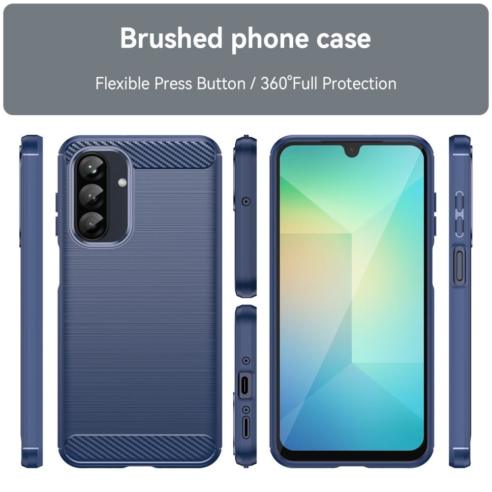 Carbon odolný gelový obal na Samsung Galaxy A26 5G - modrý